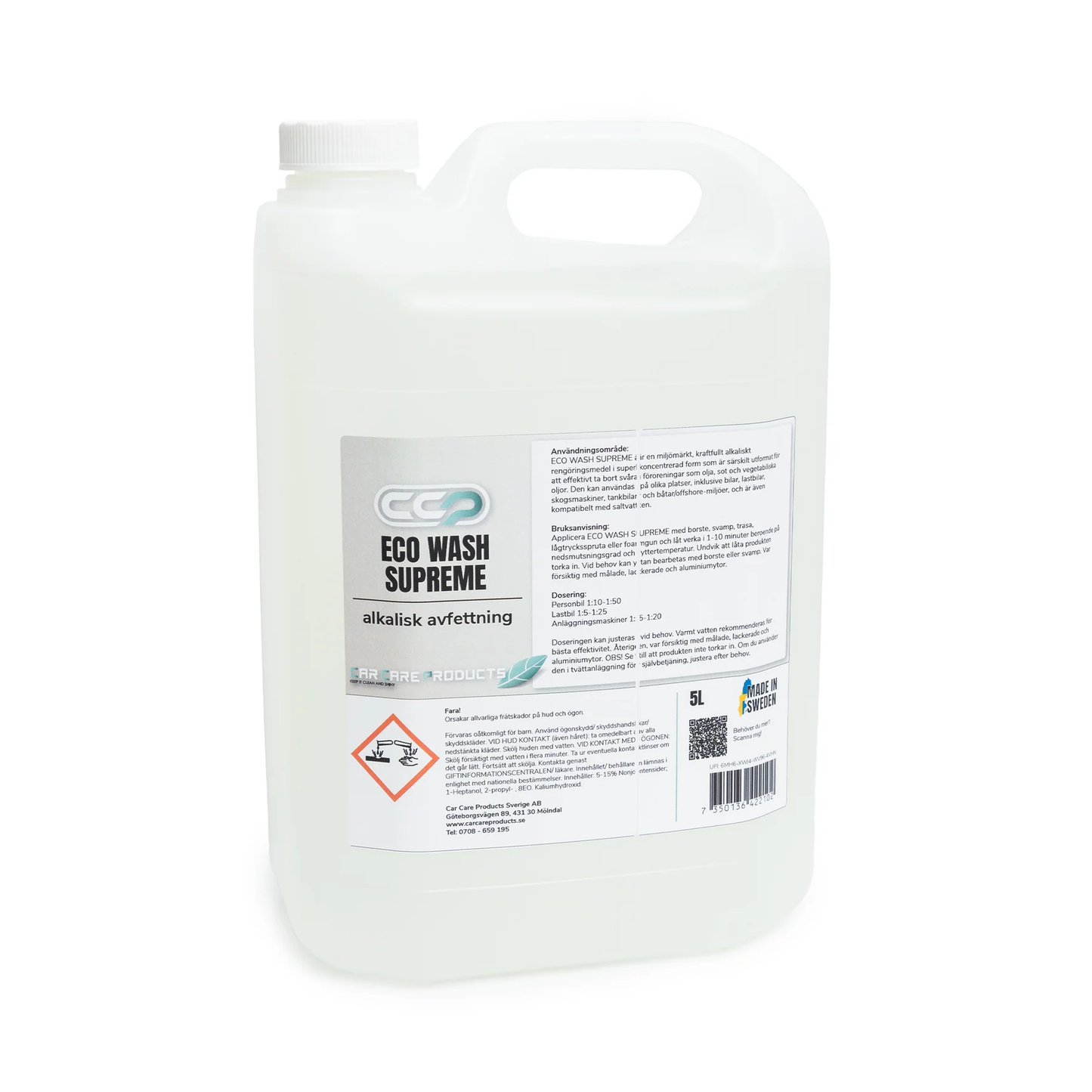 CCP ECO Wash Supreme Alkaliskt förtvättsmedel