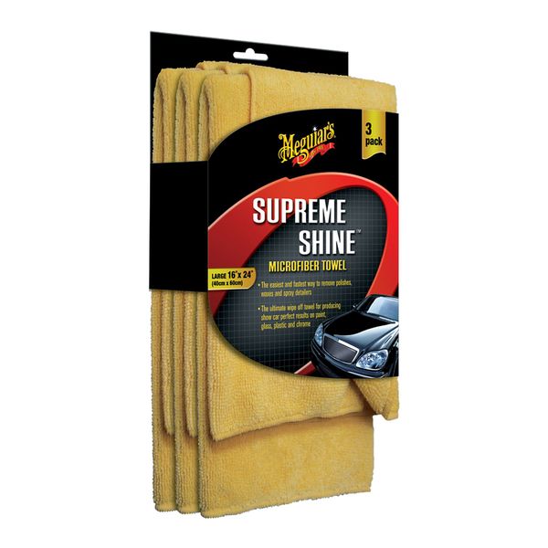 Meguiars   Polerings dukSupreme Shine Microfiber, 3-pack