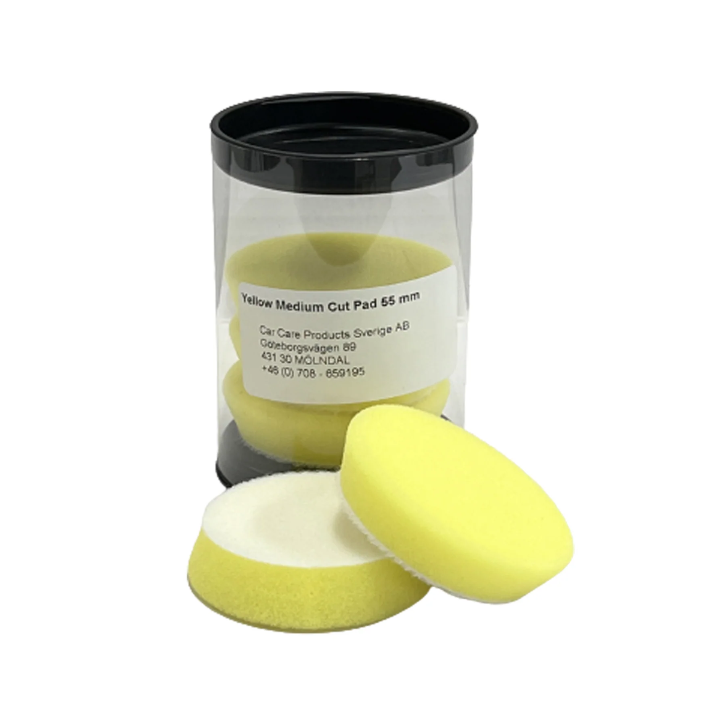 CCP Yellow Medium Foam Pad 2" (50/65mm) Polertrissa medium